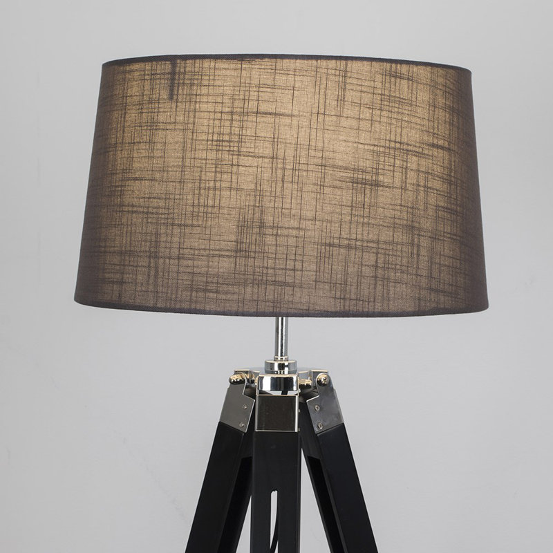 Bella Vista 152cm Tripod Floor Lamp, LED bulb, Dark Grey