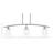 Kurve 3 Light Island Light Shown In Graphite Finish With 5" Textured Glass-101808432