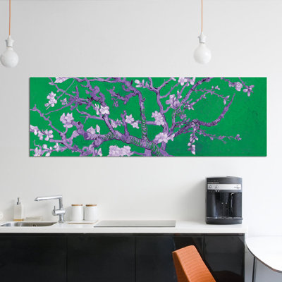 « amande florale on green » par vincent van gogh, impression sur toile