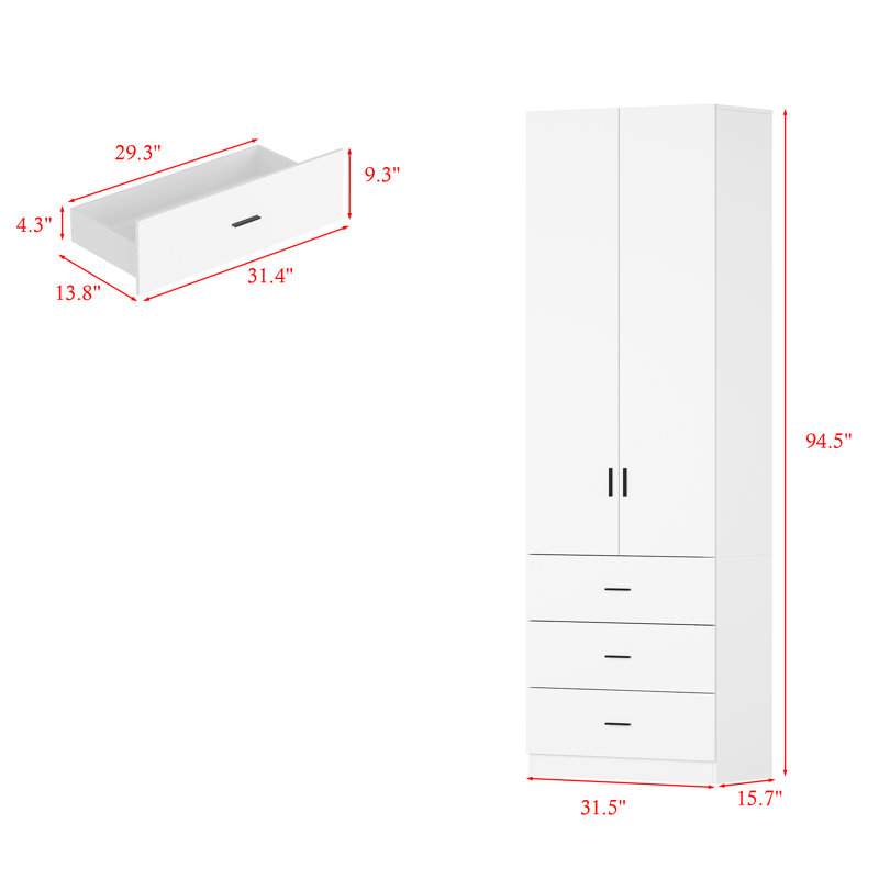 94.5”H Garage Storage Cabinet