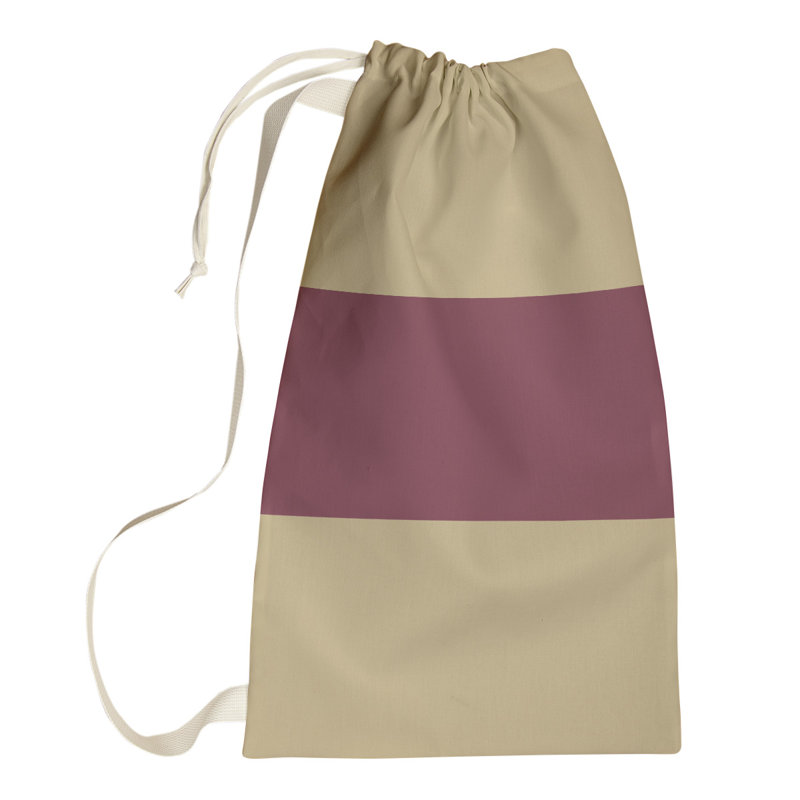 Nashville Fabric Laundry Bag with Handles, Small (29" H x 18" W x 1.5" D), Nashville Gold/Garnet/Gold