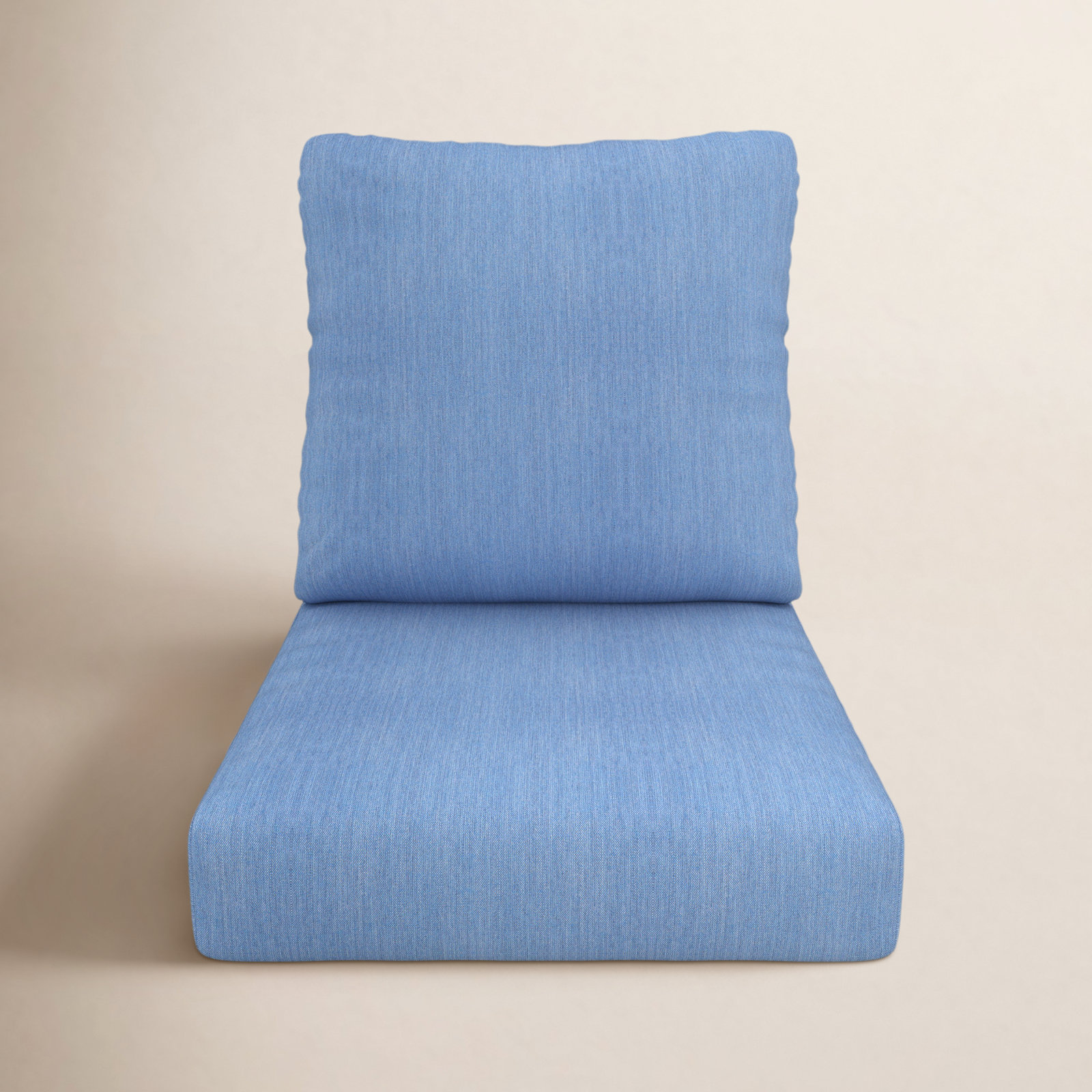 Amala 22" Sunbrella® Seat and Back Cushion, Cast Ocean Sunbrella® Plainweave