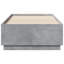Vidaxl Bed Frame Concrete Grey Engineered Wood-1337191752