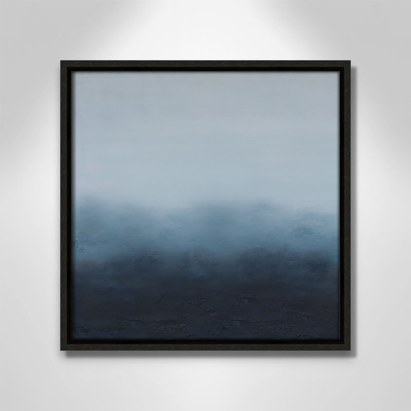 «Elemental II Square Version Print» par S.H. Khân, Espresso, H 13,5 po x l 13,5 po