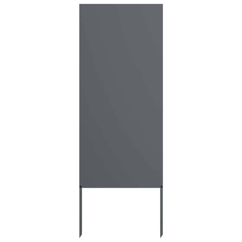 Garden Decorative Panel Other, 140cm H x 50cm W x 1.7cm D, Anthracite