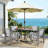 All-Weather HDPE Patio Dining Chairs with Wood Texture Finish,premium comfortable textilene fabric-418504223