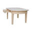 Table basse en bois non fini Philips