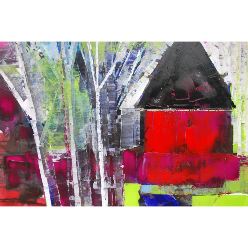 Michelle Rivera - Wrapped Canvas Painting, 30cm H x 45cm W x 3.81cm D
