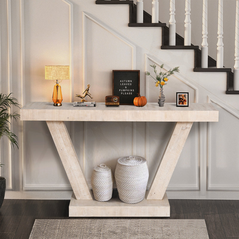 Vintage Distressed Wood Entryway Bench with Two - Tier Storage Cabinet, Rustic Design for Multiple Spaces and Practical Home Organization