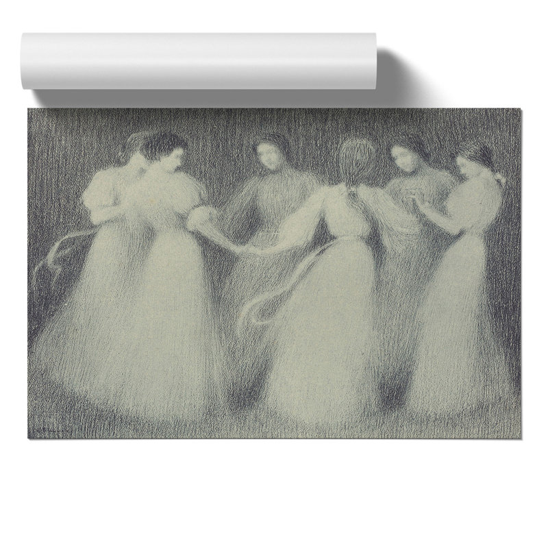 La Ronde by Henri le Sidaner - Frameless Print, 21cm H x 30cm W x 0.1cm D