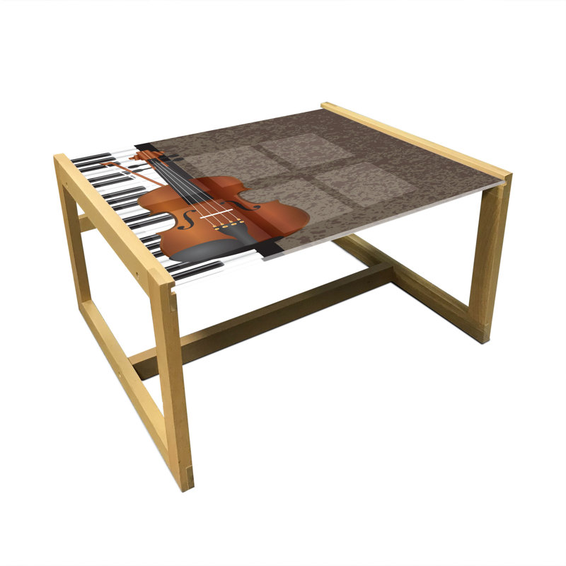 Jaicarious Trestle Coffee Table, 40cm H x 74cm W x 62cm D