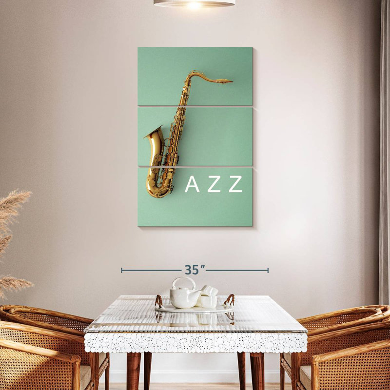 Abarca Jazz Saxophone, H 45 po x l 28 po
