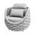 Light Gray Polyester Rope