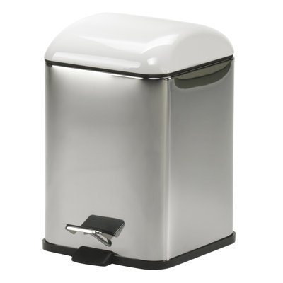 Karta Steel Step On Waste Basket - 1.9 Gallons