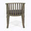 Ensemble de 2 chaises d'extérieur en bois avec coussins, gris foncé, finition grise