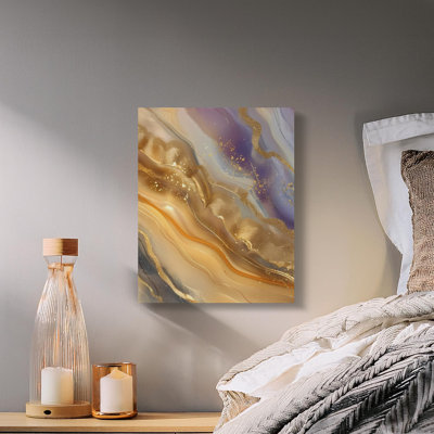 Almondo Wrapped Canvas Print