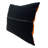 Orange & Black Striped Throw Pillow