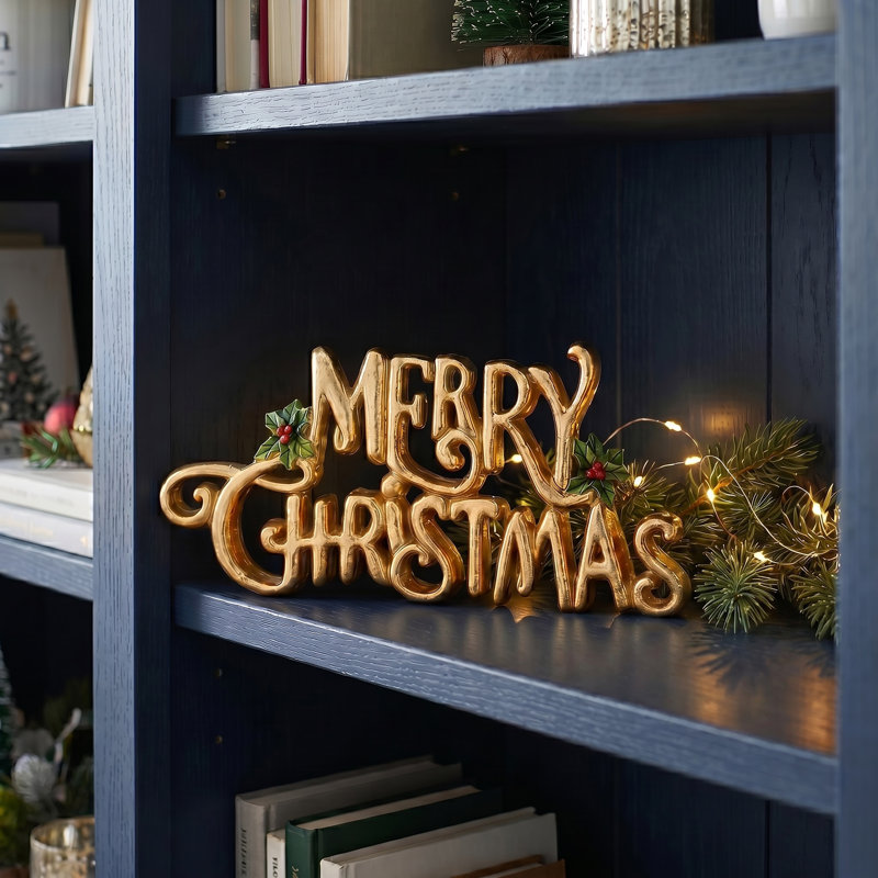 Table 11,5 "Merry Christmas" en résine