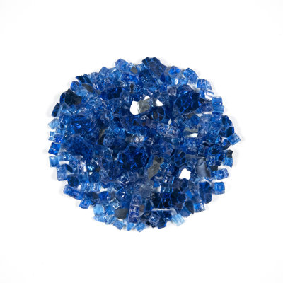 Pyrelis Tempered Fire Glass for Fire Pits and Fireplaces (10 lb. Bag)
