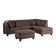 Canapé et chaise longue réversible avec repose-pieds Safeer