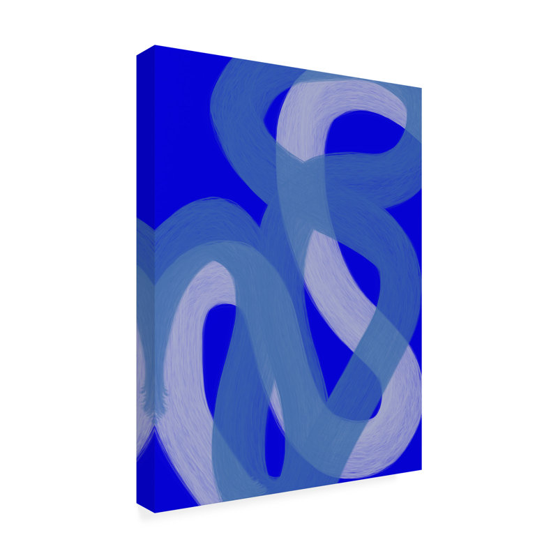 Art sur toile Yopie Studio Cobalt II, H 24 po x l 18 po x P 2 po