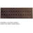 Custom Size Runner Rug Choose Your Length Hexagon Trellis Design Brown Color-1659809062