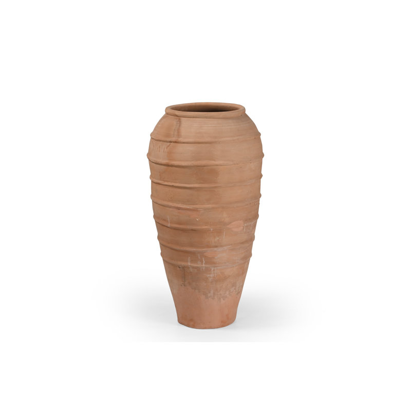 Grand pot artisanal en terre cuite
