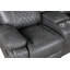Fauteuil inclinable manuel de cinéma maison avec porte-gobelet, canapé-lit inclinable dissimulé pour salon, cinéma maison, gris