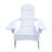 White Chair With Umbrella Slot, Solid Wood, Comfortable For Outdoor/Indoor, Patio, Porch, Deck, Garden, Poolside, Easy To Assemble Outdoor Indoor Wood Hole - Relaxing Comfort, Versatile Use Patio-1493379942