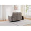 Cupar Electric Power Fabric Reclining Sofa -295279559
