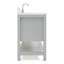 43'' Single Bathroom Vanity with White Quartz Top-55794980