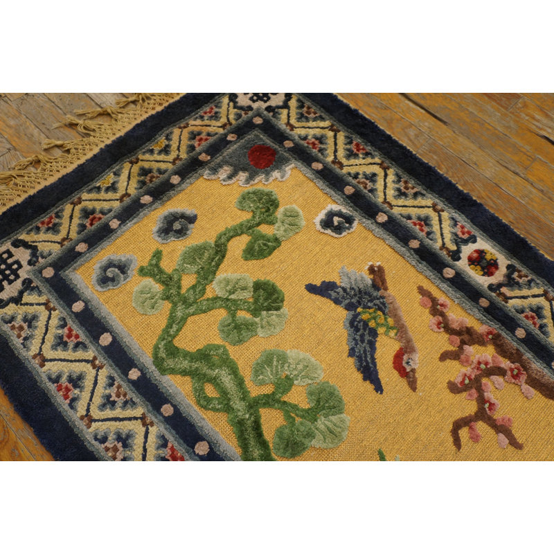 Hand Knotted Silk Area Rug