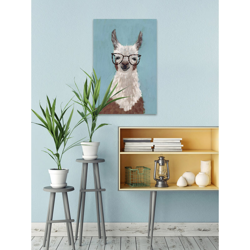 Hadria I Can See Llama, reproduction sur toile tendue, H 60 po x l 40 po
