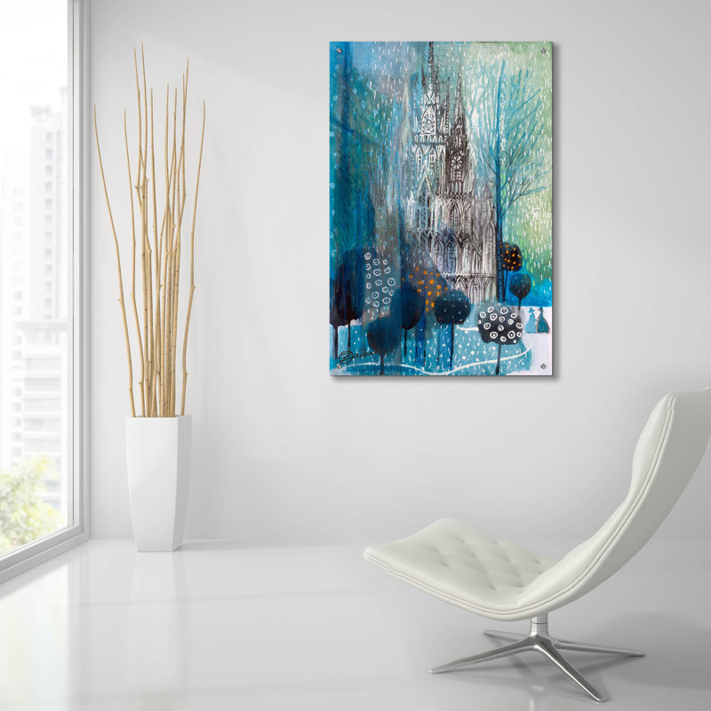 Art mural en verre Winston Porter «Magic Gothic» par Oxana Zaika, H 36 po x l 24 po x P 0,2 po