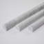 Doublure de crayon en marbre blanc Adolif Carrara, bord de tuile bullnose polie 3/4 po x 12 po, 15 pièces-133658602
