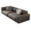 Canapé modulaire gris en cuir véritable-1982965379-1982965402