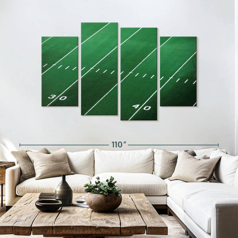 Sireci Lined Football Field, 54" H x 84" W