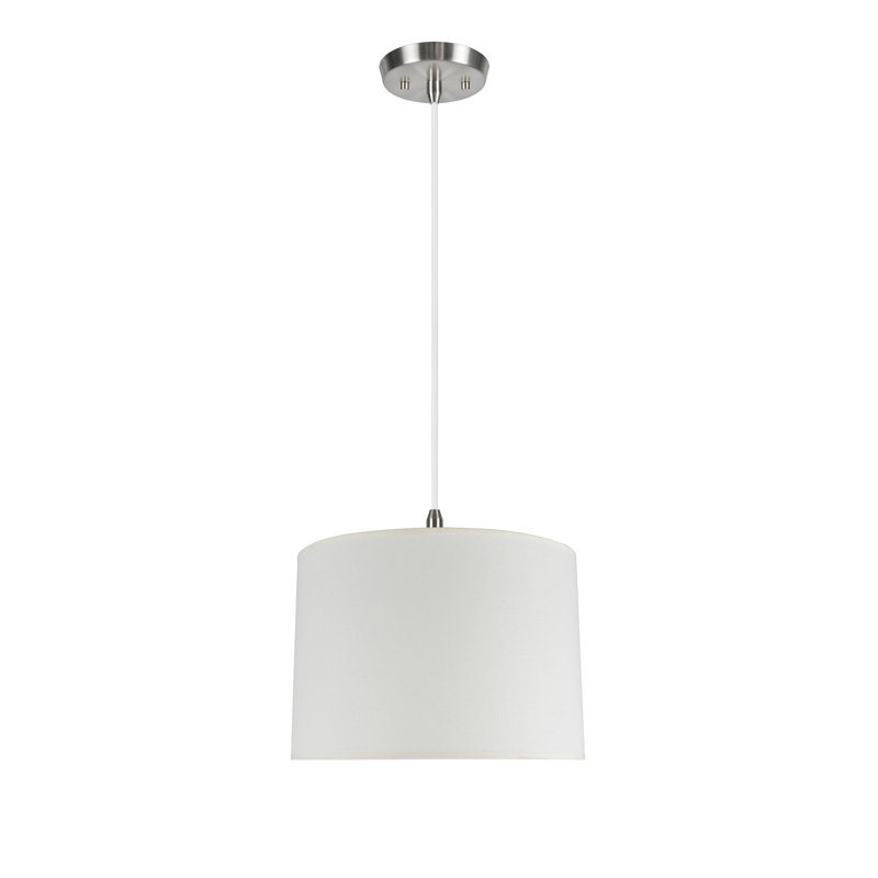 Luminaire suspendu tambour 2 lumières unique Alejandro