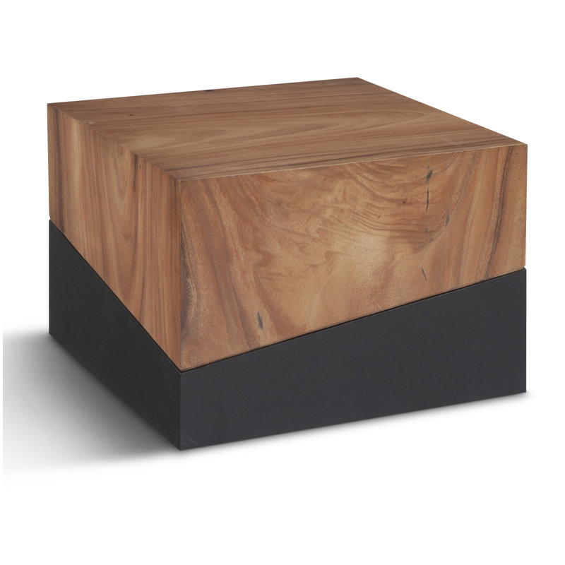 Geometry Block Coffee Table, Brown