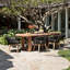Monroe 106'' Teak Outdoor Dining Table