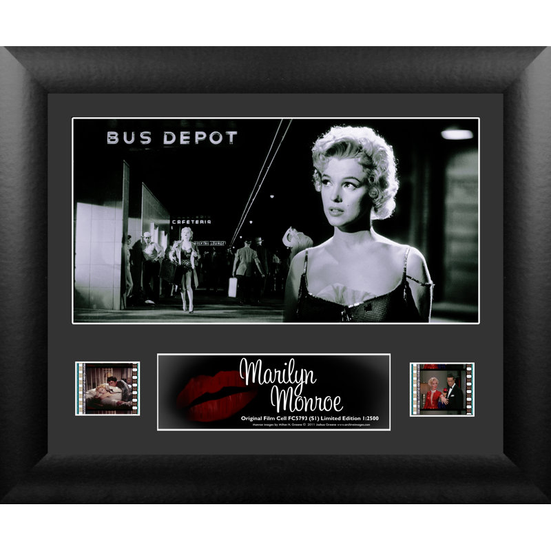Marilyn Monroe MGC Single FilmCell Presentation Framed Memorabilia