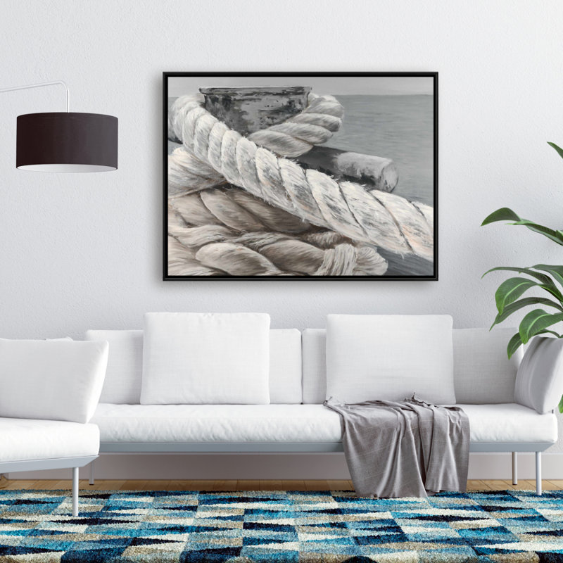 Twisted Boat Rope Print On Canvas