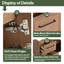 Base de meuble-lavabo simple 48 po Verath