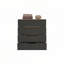 Commode Zoe, plateau supérieur, quatre tiroirs - chêne noir / clair