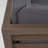 Left Corner Bench & Coffee Table Set - Acacia Wood, Slat Design, Water-resistant Cushions-888872796