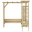 Naeem Solid Wood Pine Outdoor Bench