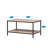 Cieana Solid Wood Top Coffee Table
