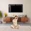 Retro TV Stand & Media Unit for Large TVs | Premium 1.8m or 2.4m TV Cabinet | Fits 75-100 Inch Televisions | Vintage Furniture with Cable Management Holes-2049463329