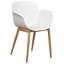 Norrell 45 cm H Spindle Back Side Chair in White