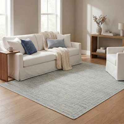Lazaro Farmhouse Chevron Handmade Wool Blend Indoor Area Rug